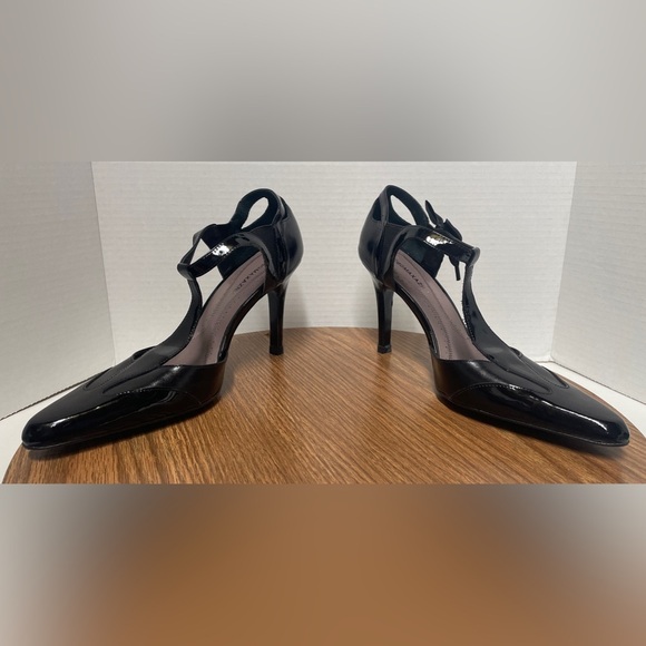 BCBG Maxazria Black Patent Leather MaryJane Heels NWOT Sz 7 - Picture 6 of 7
